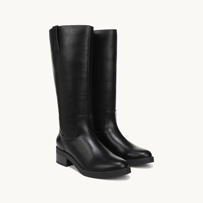 Stride Brinley Tall Boot Black Faux Leather