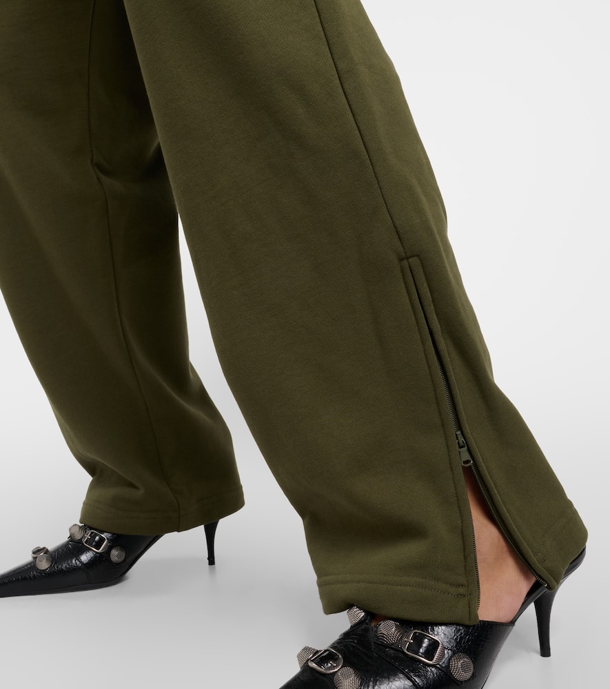 X Hailey Bieber cotton jersey track pants