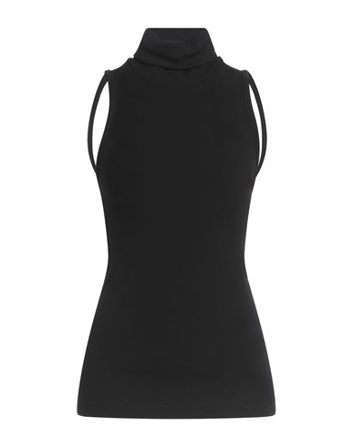 Alysi Woman Top Black Size 2 Virgin Wool