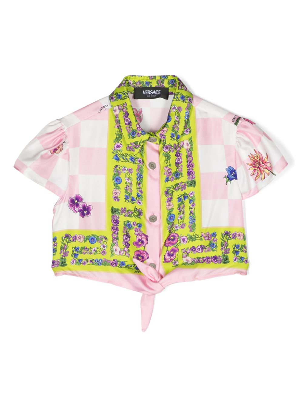 Blossom silk shirt - Pink