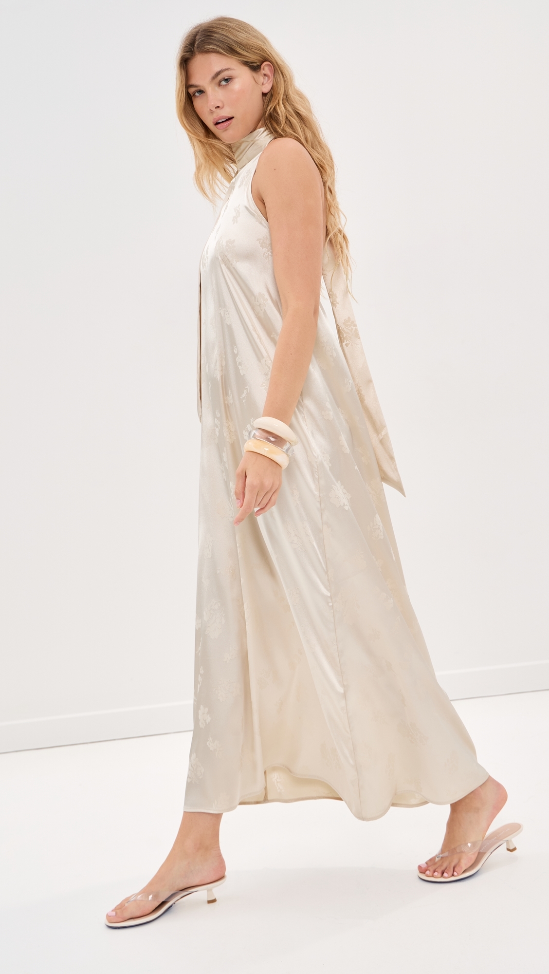 Dune Maxi Dress Cream Floral