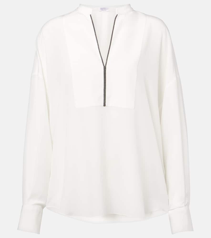 Monili silk blouse