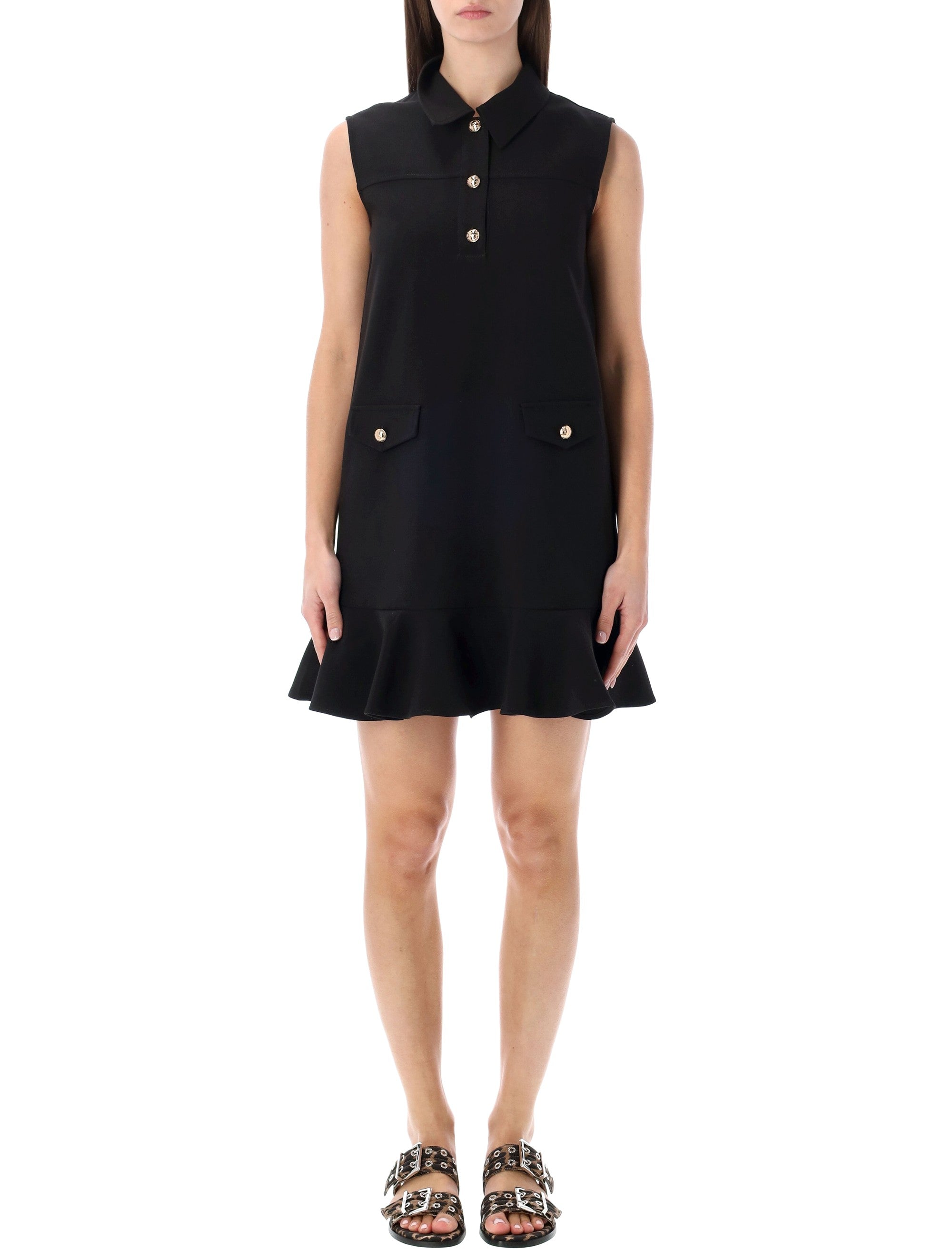 Twill Suiting Mini Dress