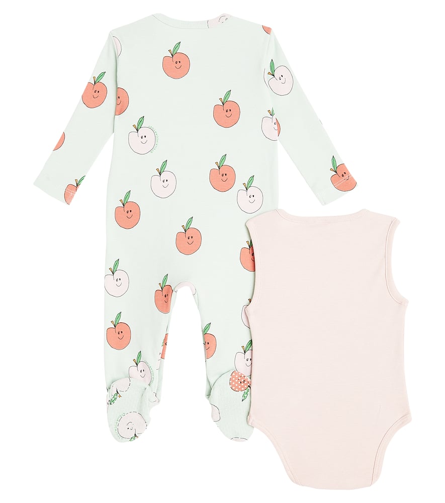 Stella McCartney Kids Baby cotton jersey onesie and bodysuit set