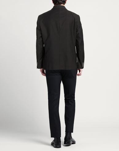 Man Blazer Black Size 46 Polyester, Viscose
