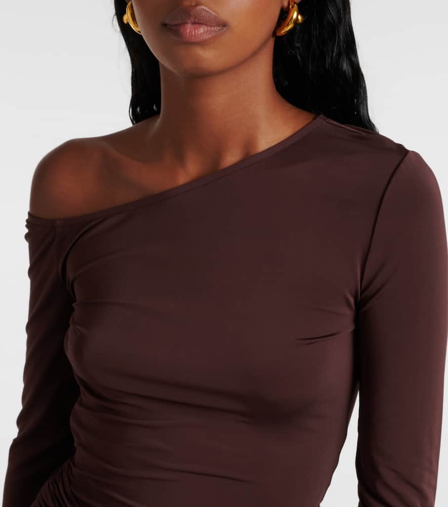 Asymmetric cutout minidress