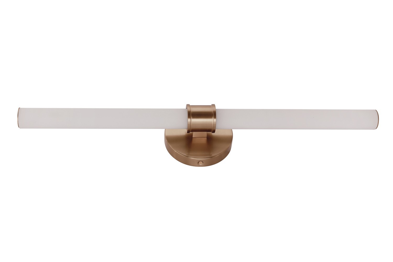 Satin Brass LED Bathroom Vanity Light from the Alina Collection