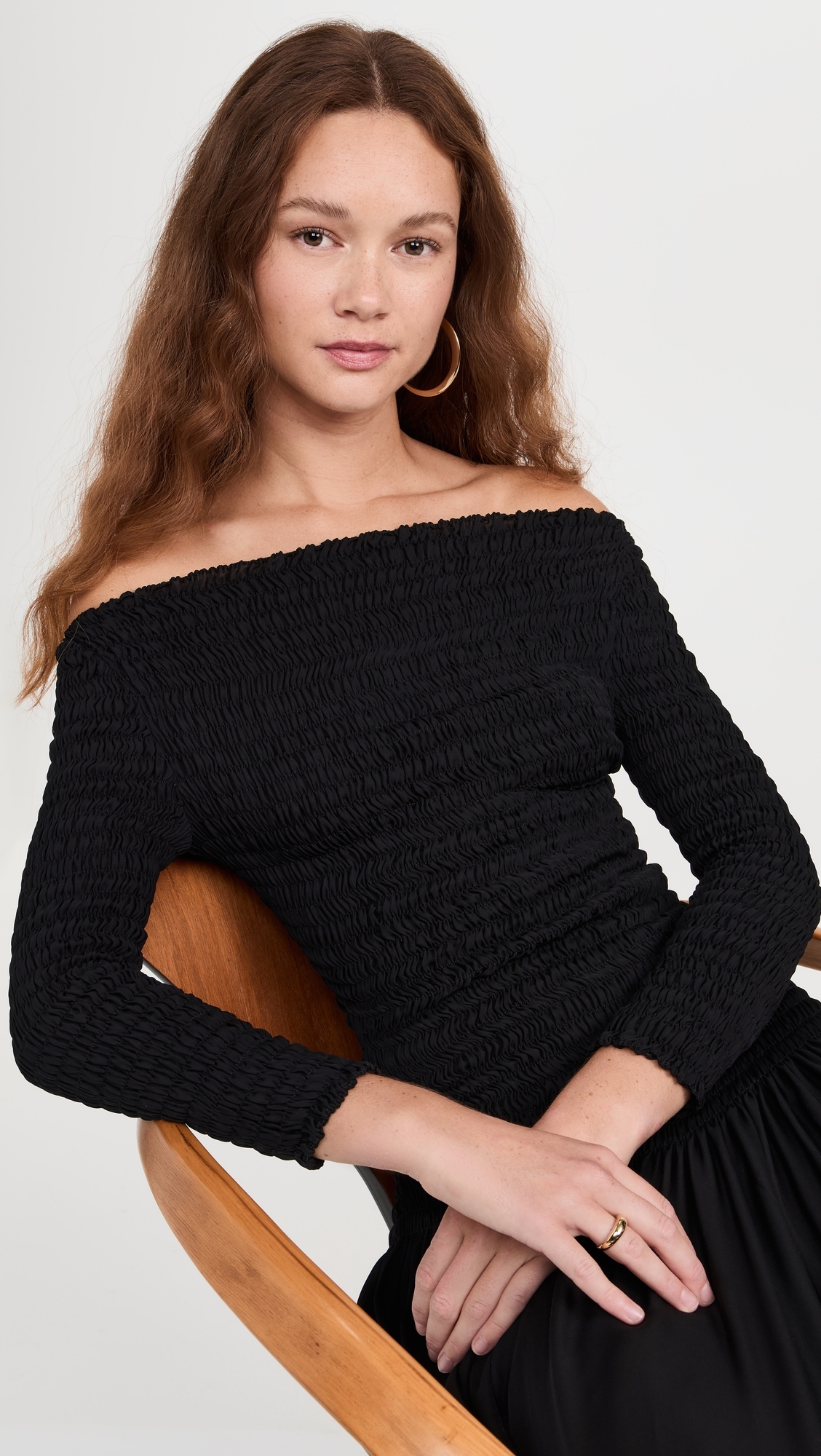 Amandine Silk Maxi Dress Black