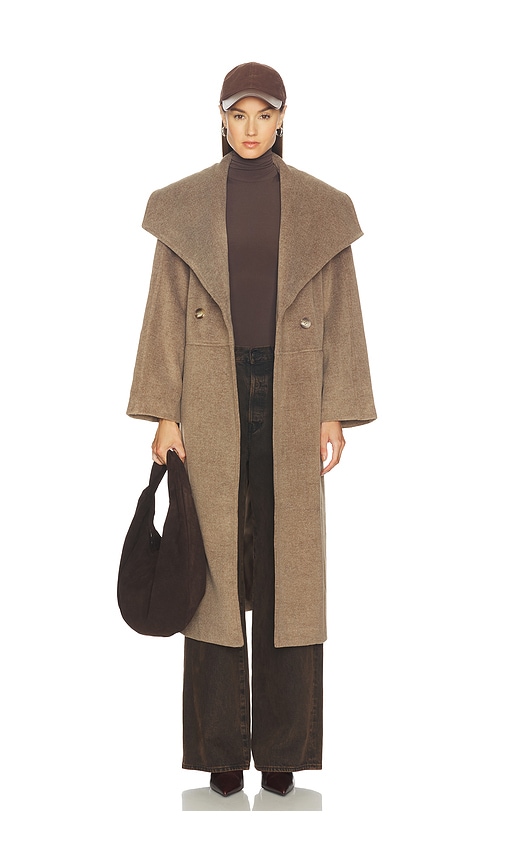 & Reckless Cody Coat in Brown. - L also in M, S