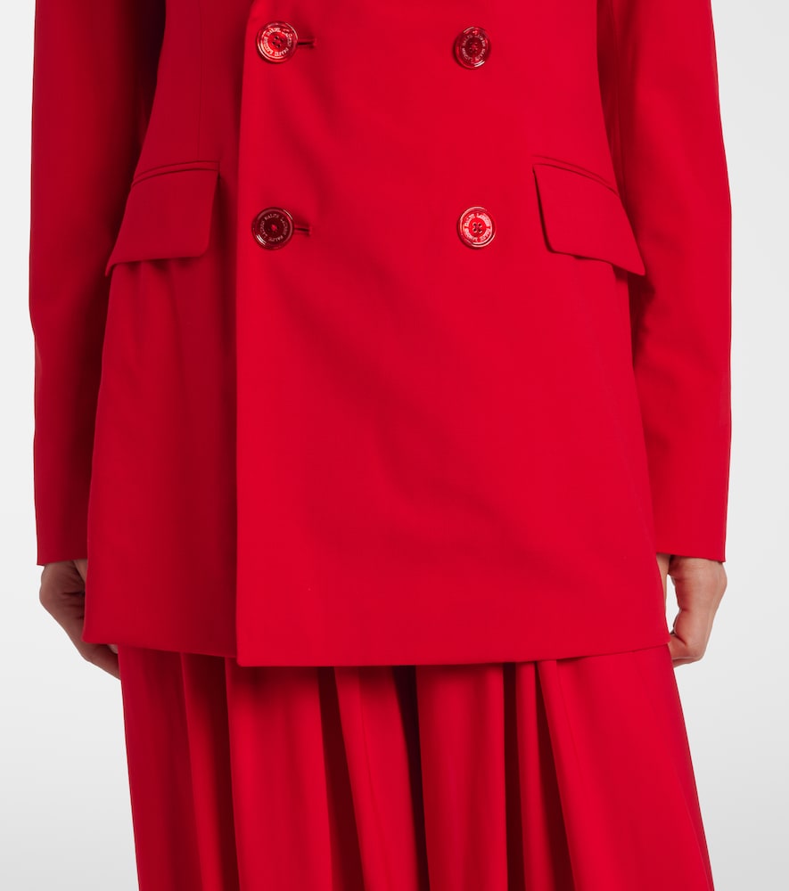 Ramona double-breasted wool-blend blazer
