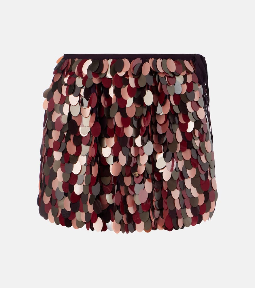 Sequined miniskirt