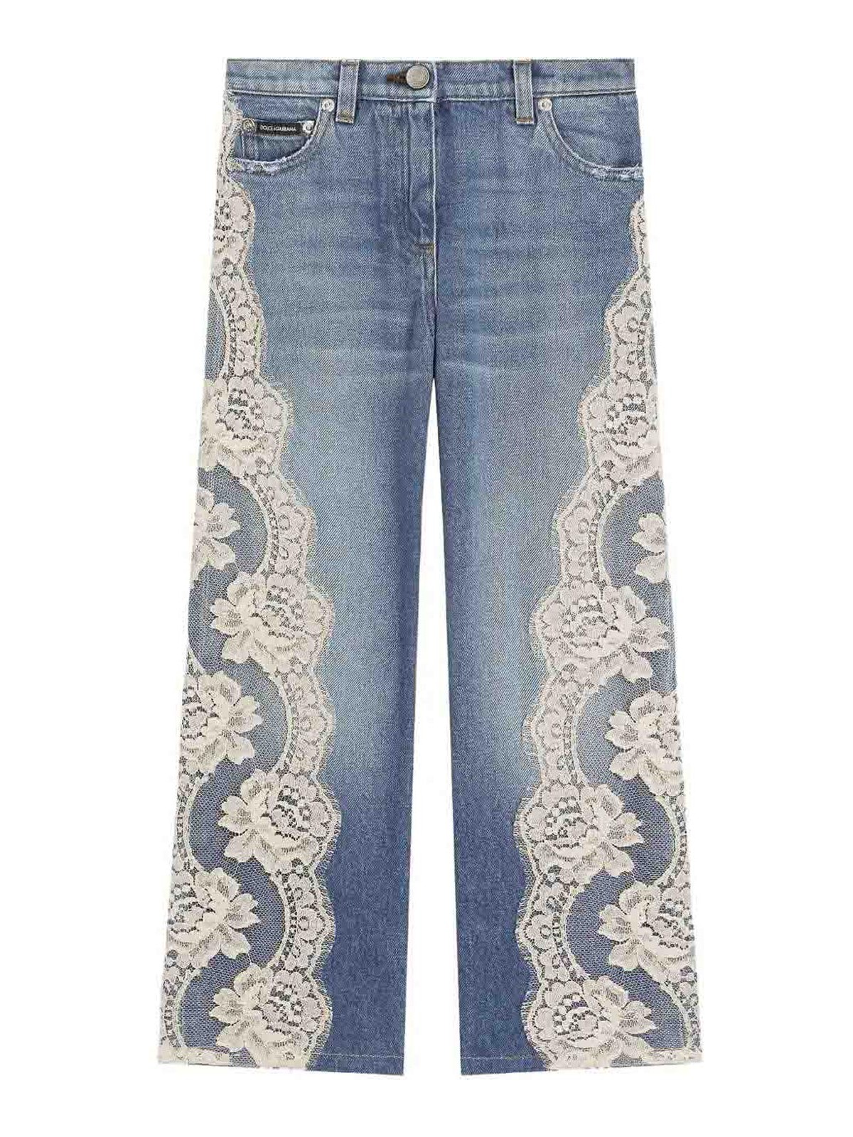 Jeans With Lace