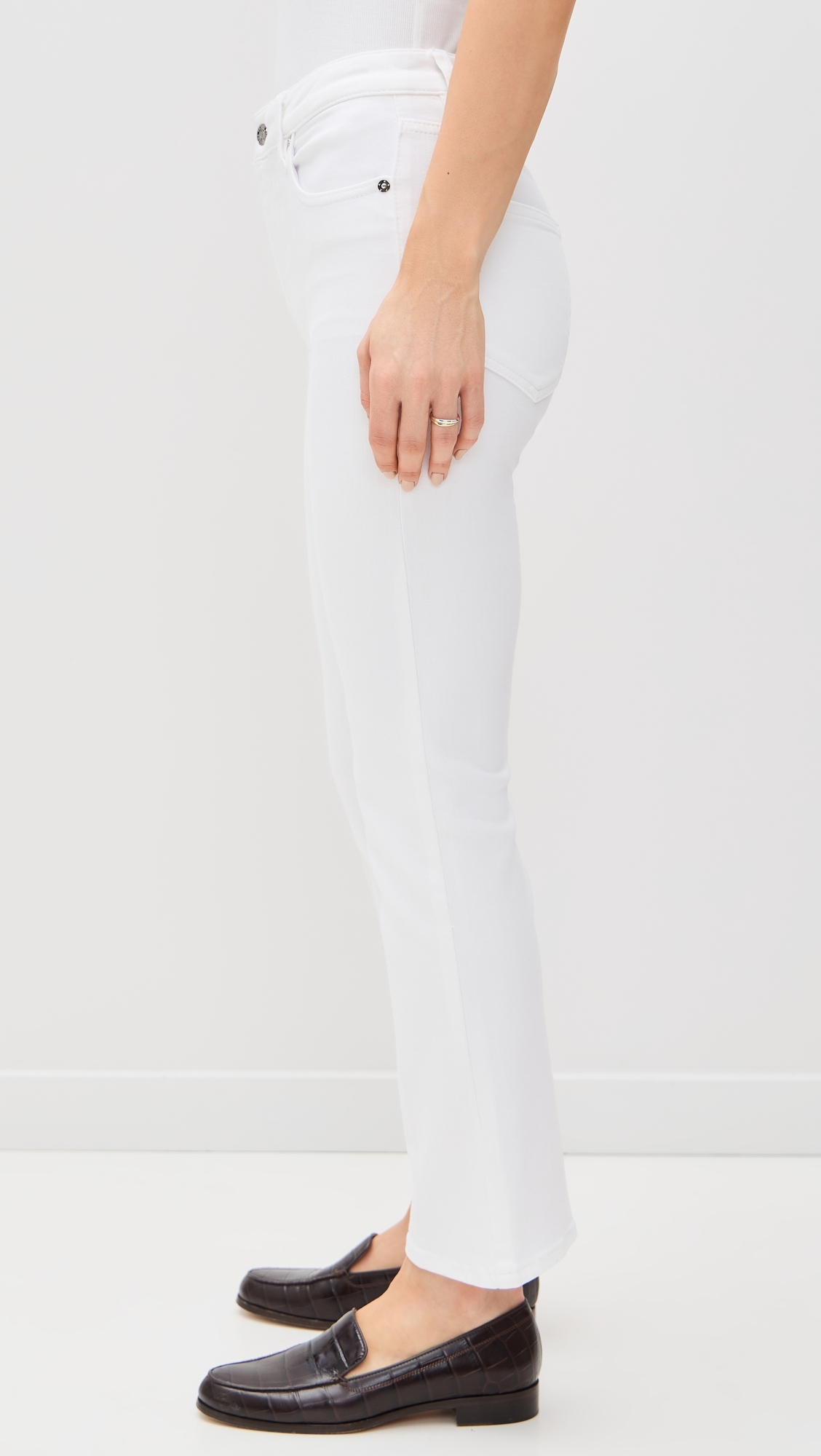 The Reboot Crop Jeans White