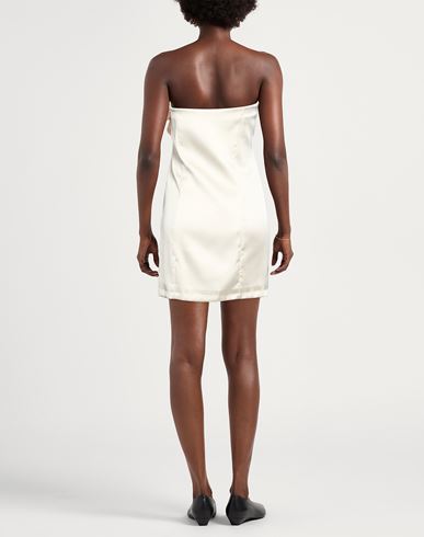 Woman Mini dress Ivory Size M Polyester
