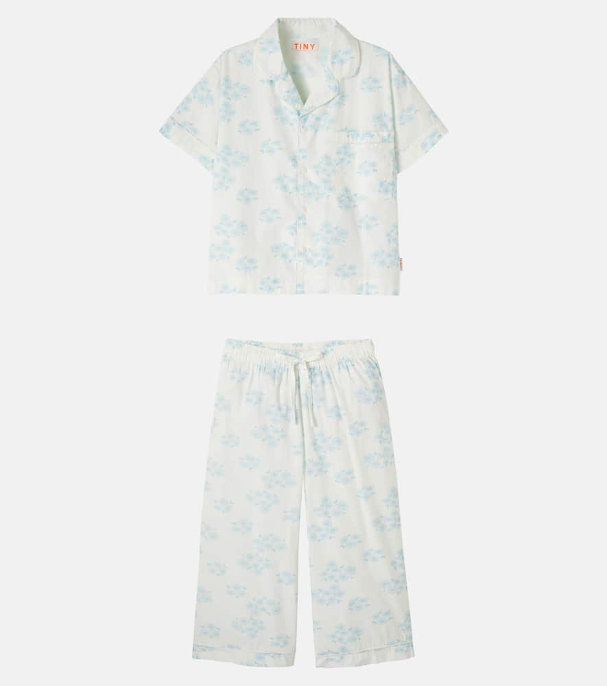 Blossoms floral cotton shirt and pants set