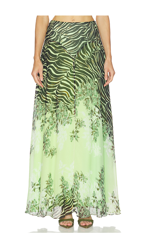 Muma World Midori Lyra Skirt in Green. S. Also in XS
