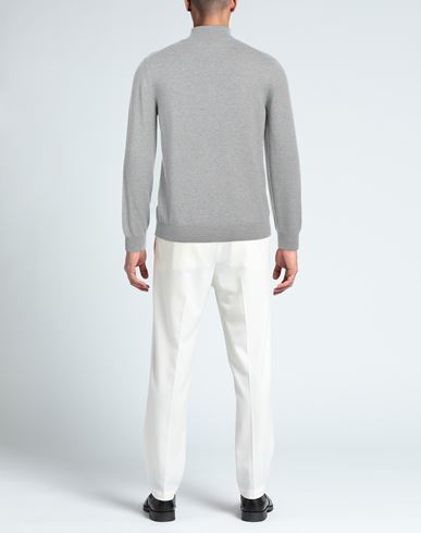 Man Turtleneck Light grey Size 50 Virgin Wool, Cashmere, Viscose
