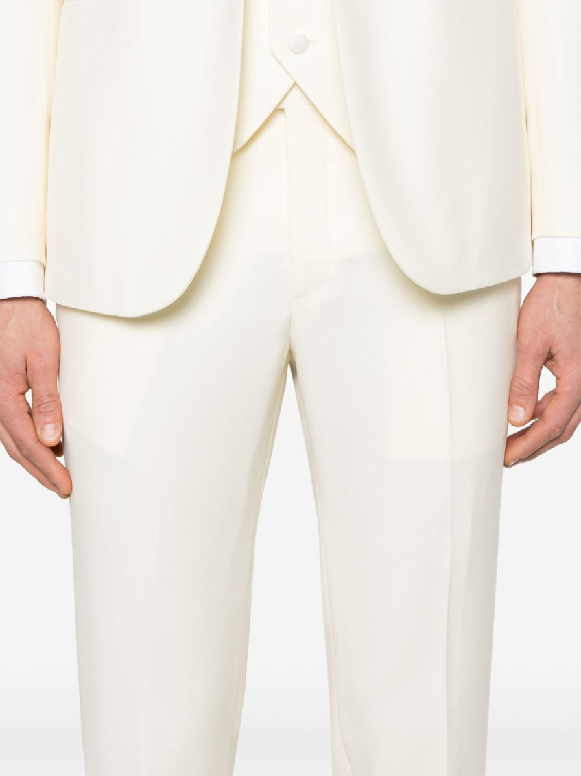 White Three-piece Suit