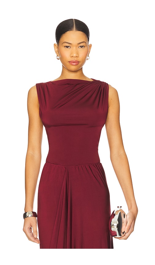 MISHA The Sarin Jersey Top in Port. XS also in L, M, S