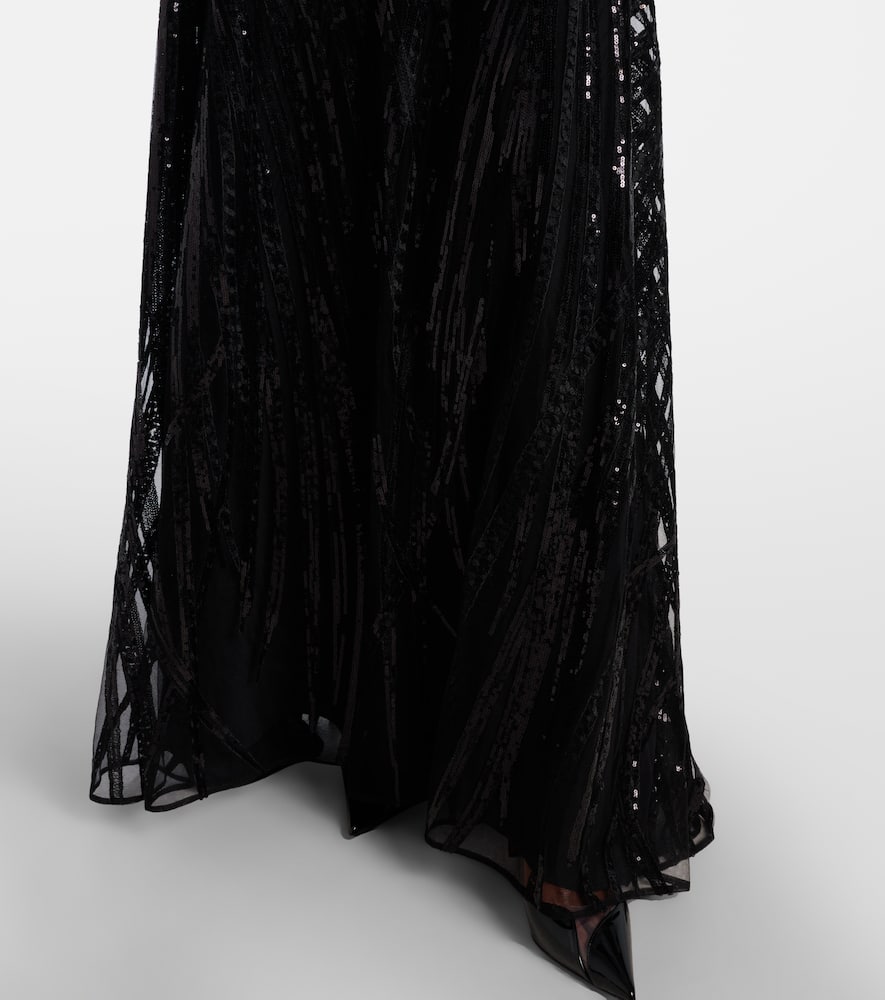 Embellished gown