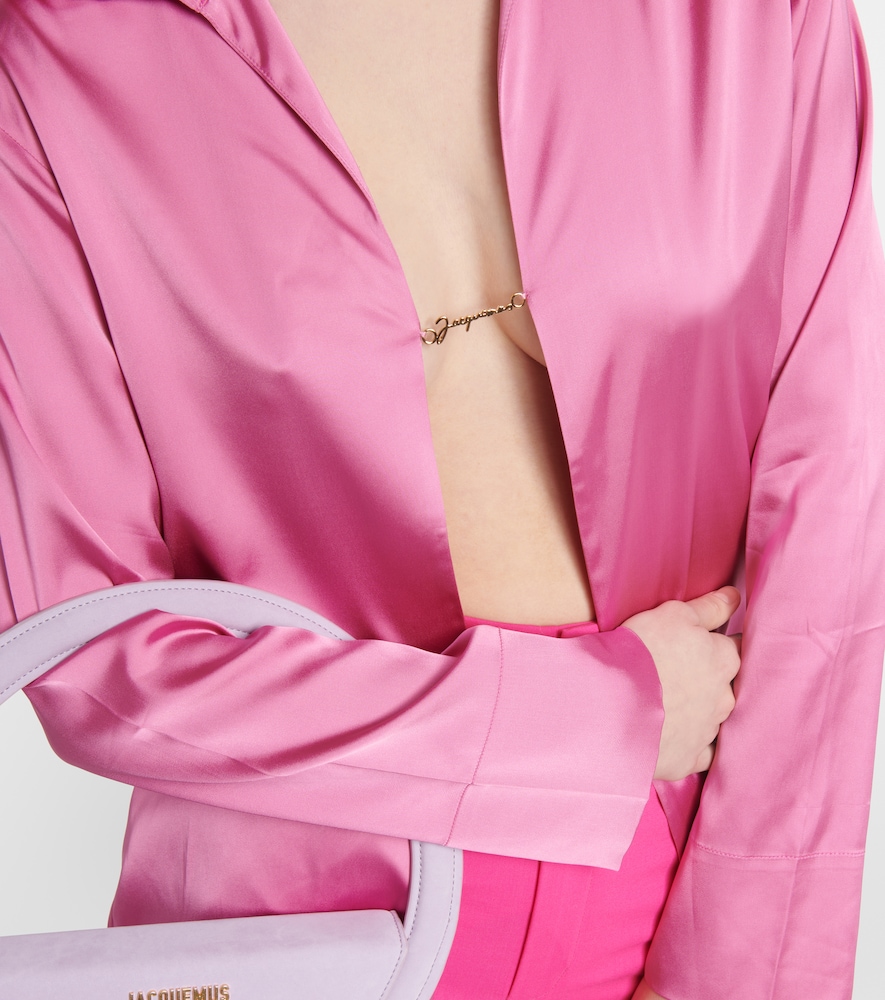 La Chemise Notte satin shirt
