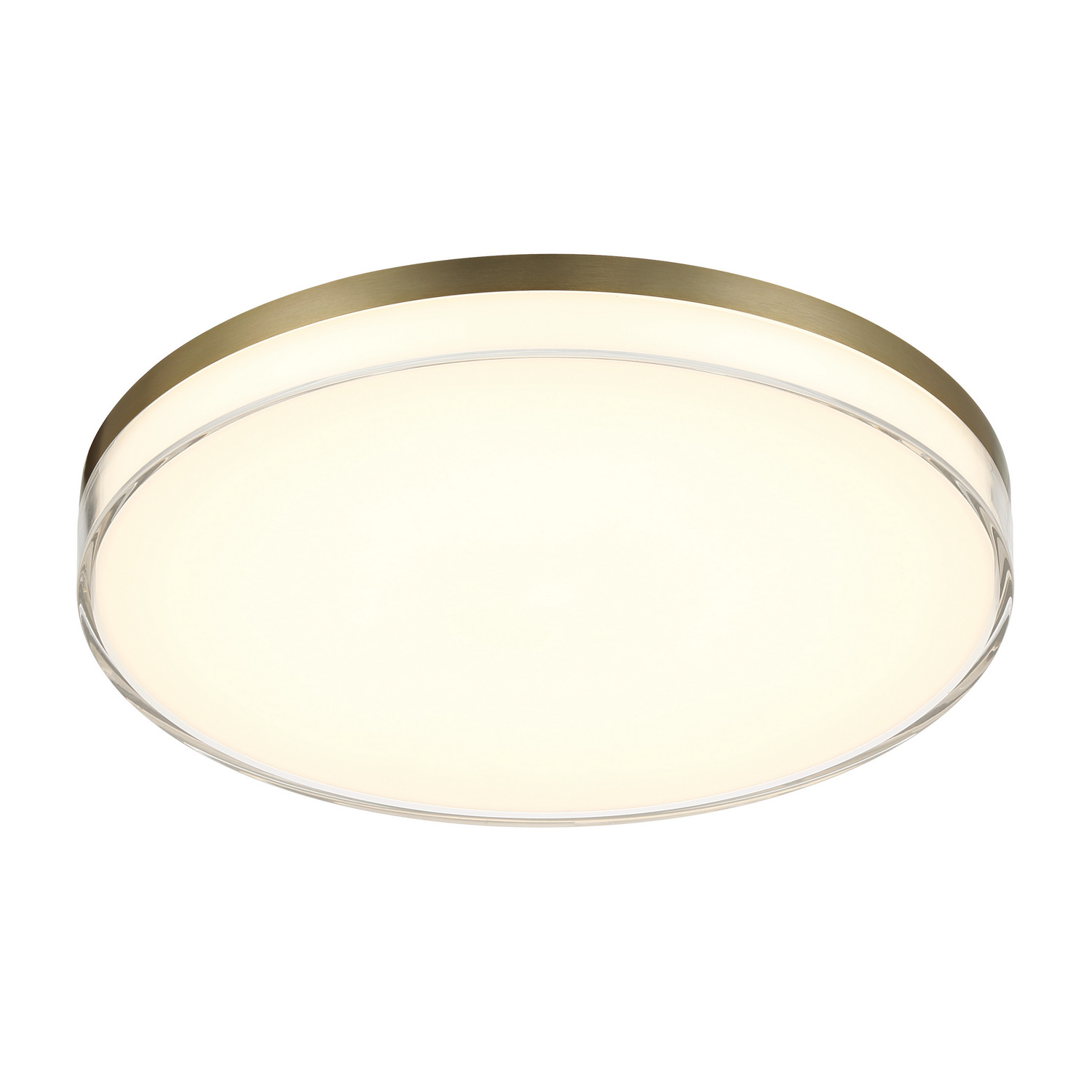Ashen Brass LED Flush Mount from the Flush Mount Collection