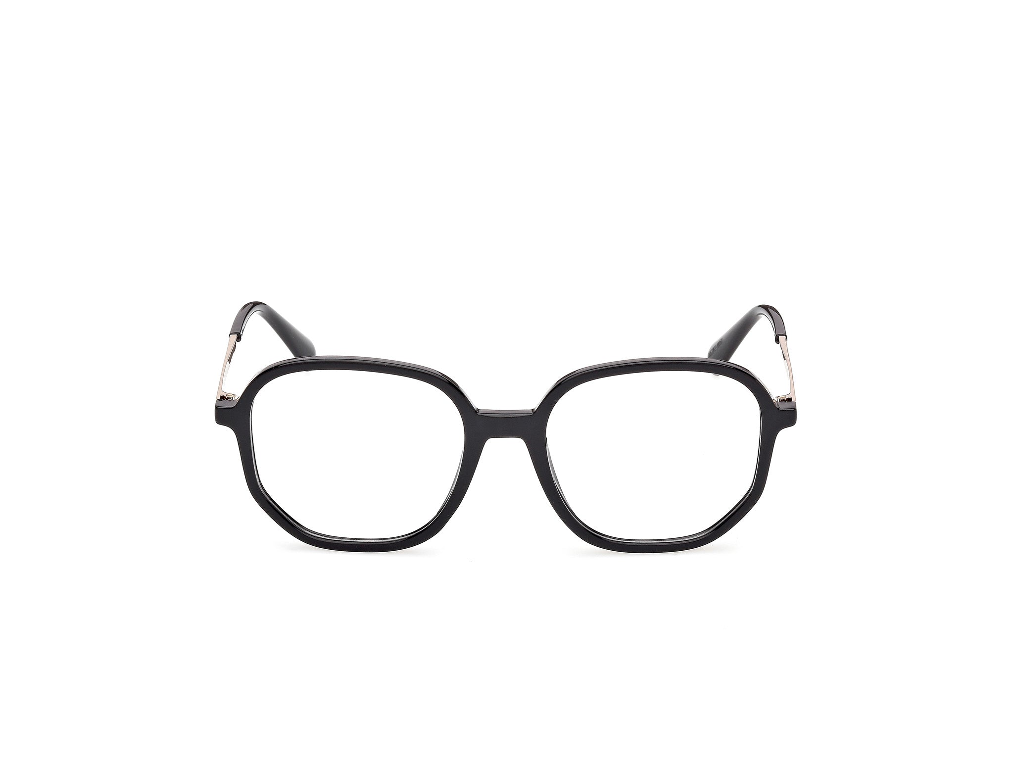MAX&Co Mujer MAX&Co MO5199 001 Monturas ópticas Inyectado Negro Geométrico Norma