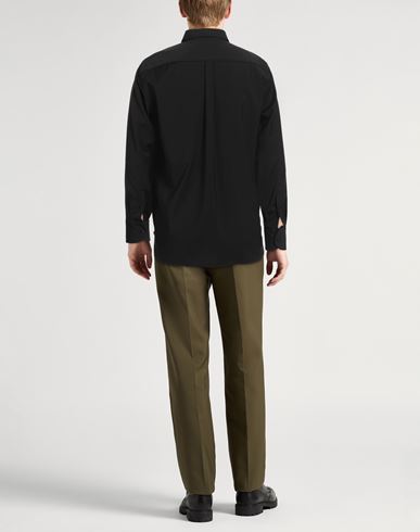 Pt Torino Man Shirt Black Size 15 ½ Virgin Wool