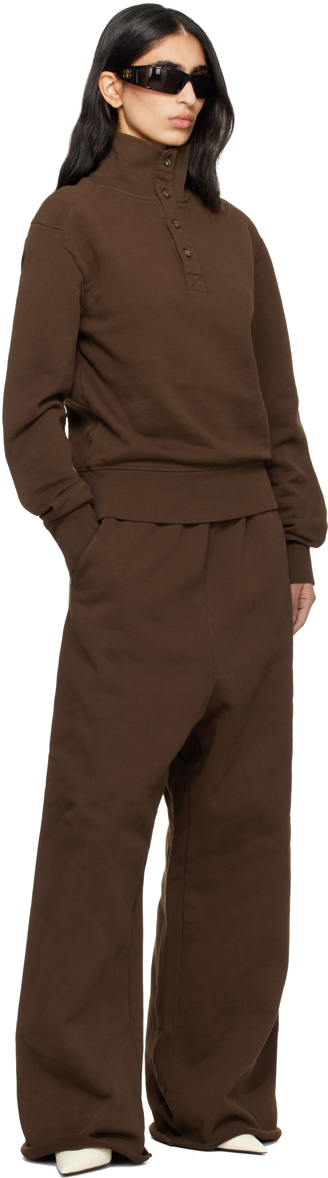 Brown Full Sweatpants