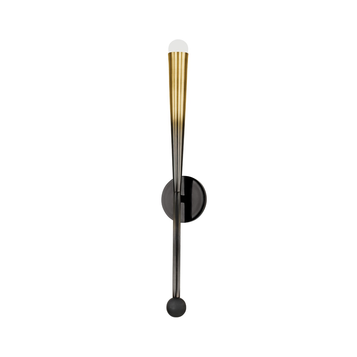 Gradient Brass Wall Sconce from the Adley Collection