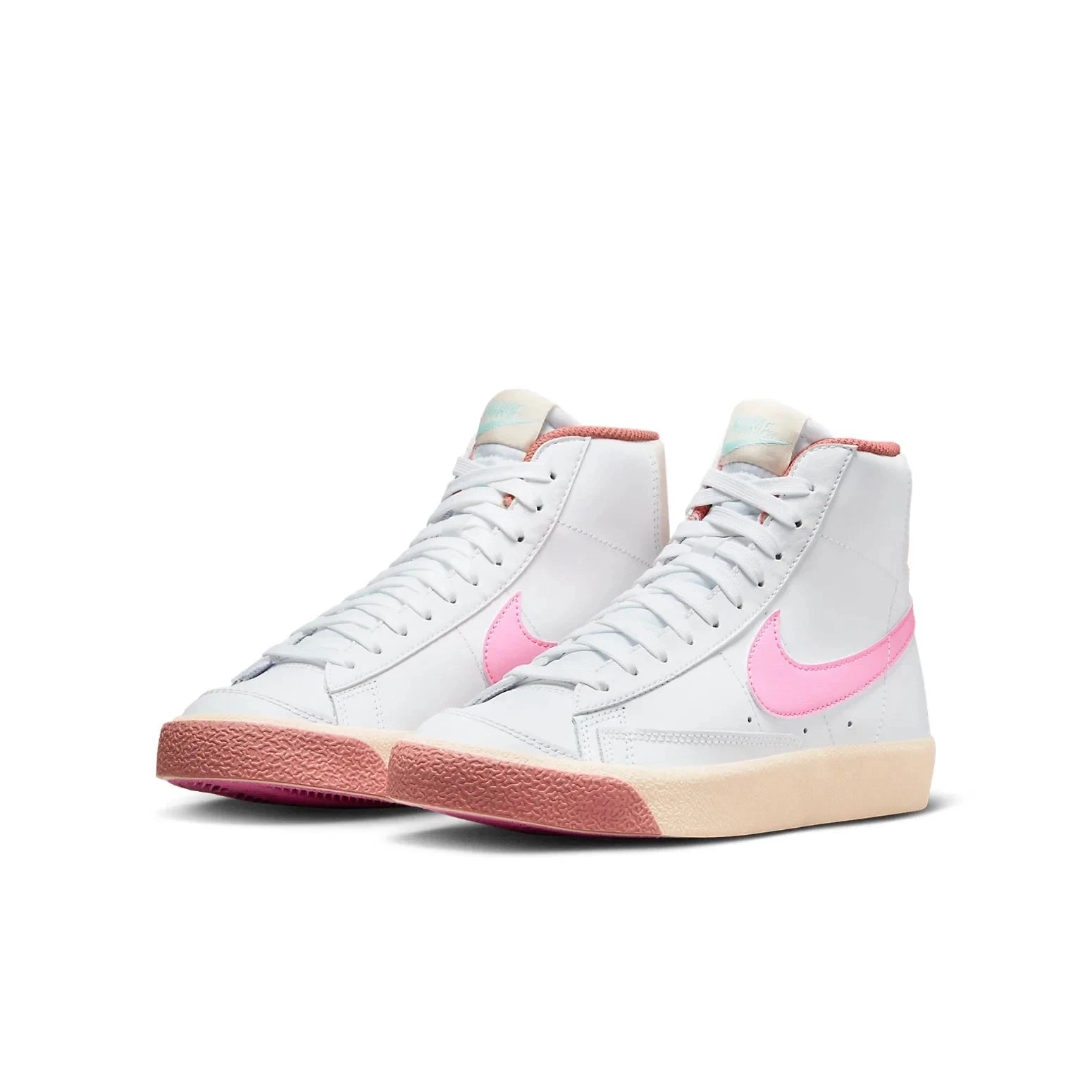 Youth Blazer Mid ' GS DZ2900- Sneakers White Pink Lifestyle Shoes HTAT1
