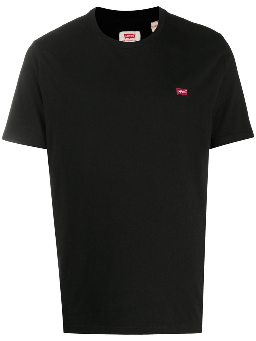 Embroidered logo T-shirt - Black
