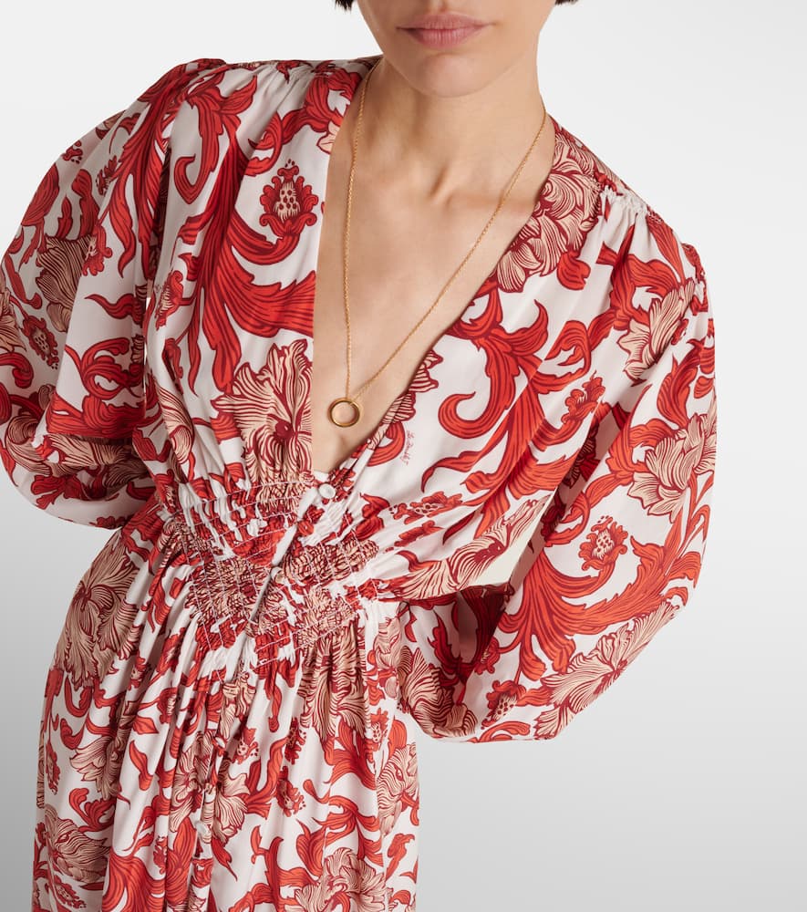 Camerino silk crêpe de chine maxi dress