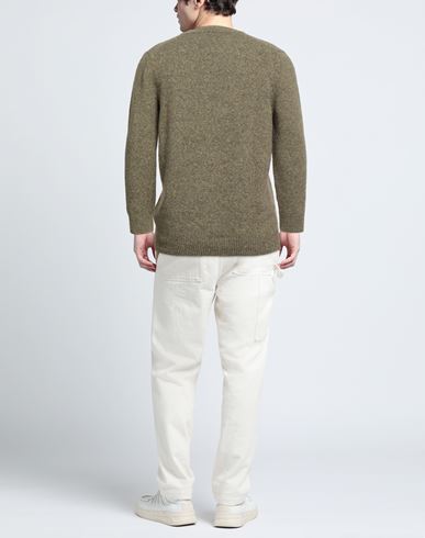 Man Sweater Khaki Size 42 Cotton, Polyamide, Alpaca wool, Wool