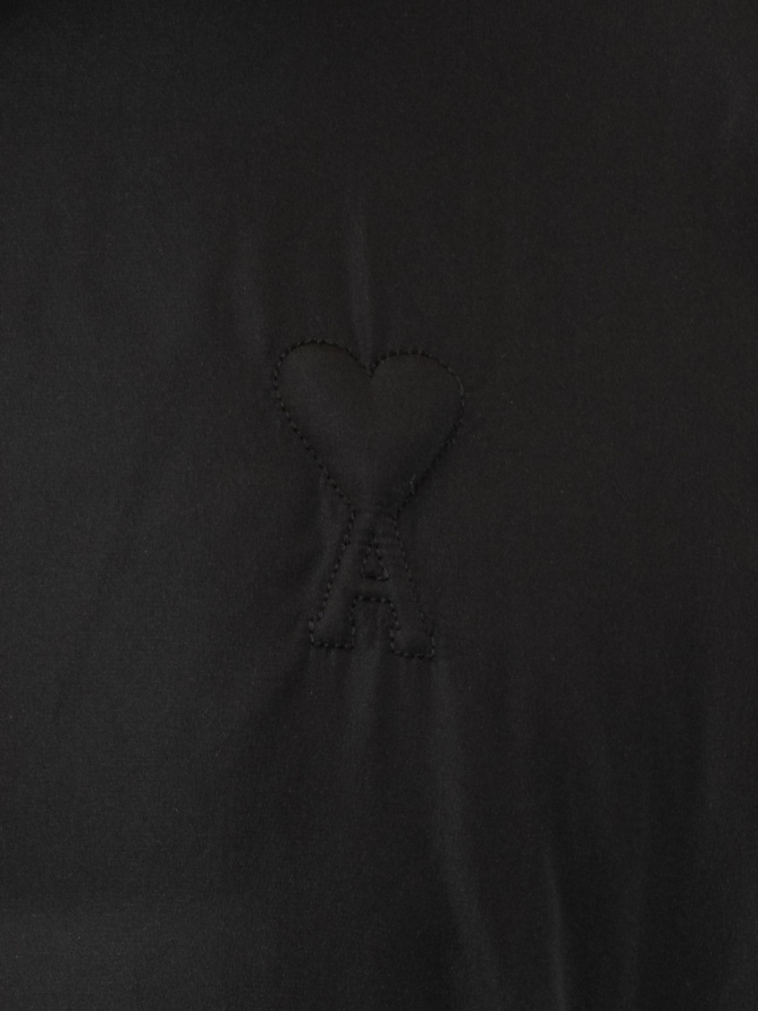Black Mock Collar Jacket