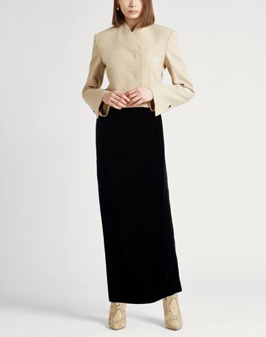 Wardrobe. nyc Woman Maxi skirt Black Size L Viscose, Cupro