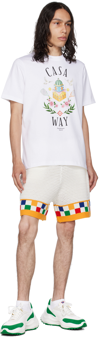 Casablanca White Casa Way T-Shirt