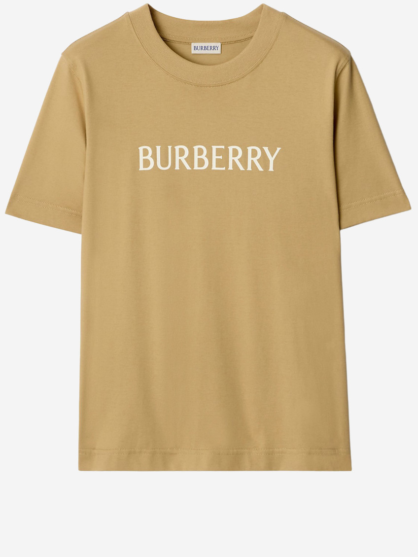 Beige Logo T-Shirt