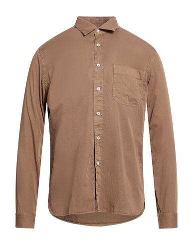 Man Shirt Brown Size 15 ½ Cotton