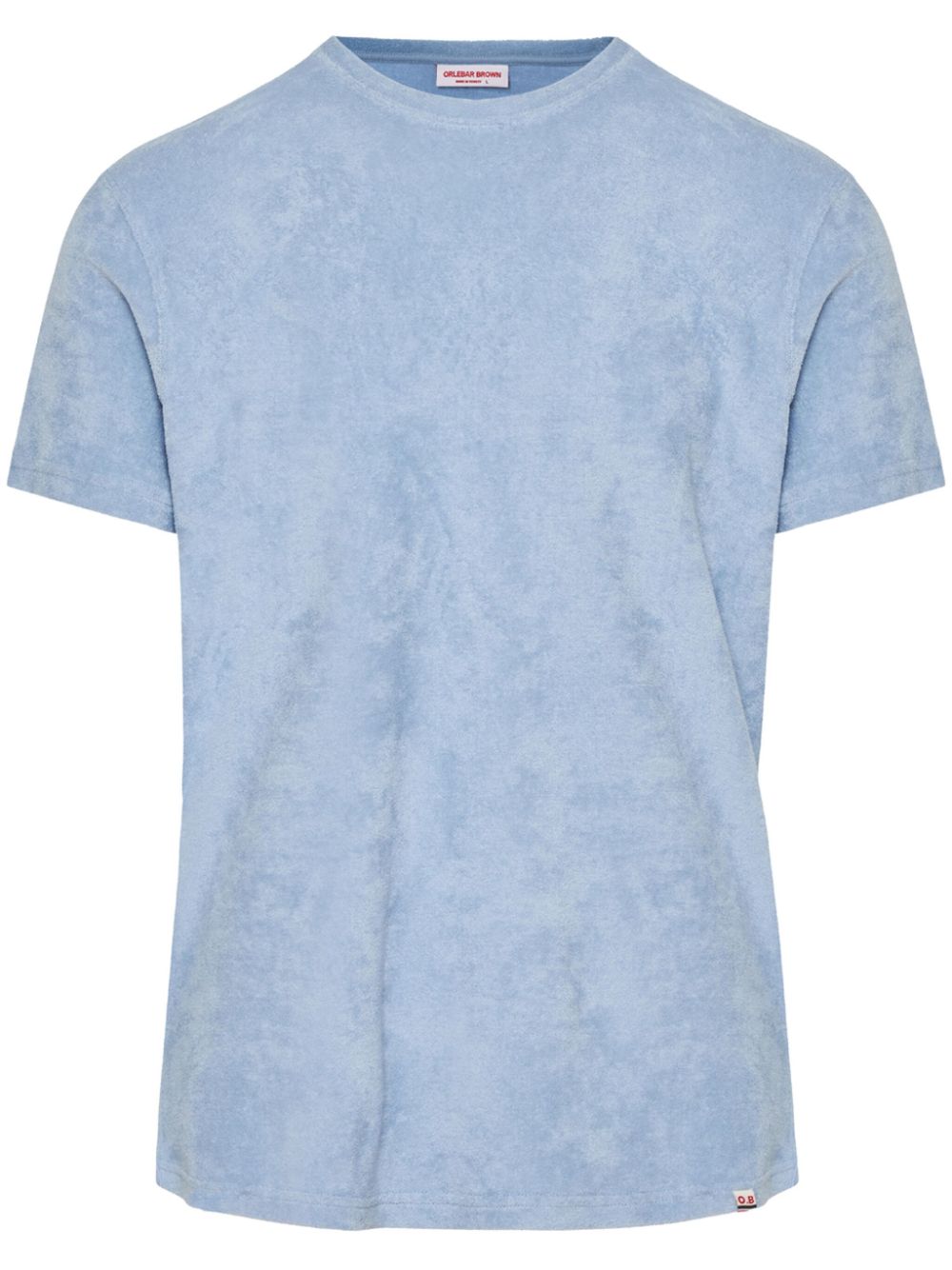 OB-T terry-cloth T-shirt - Blue