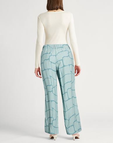 Woman Pants Light blue Size 4 Viscose