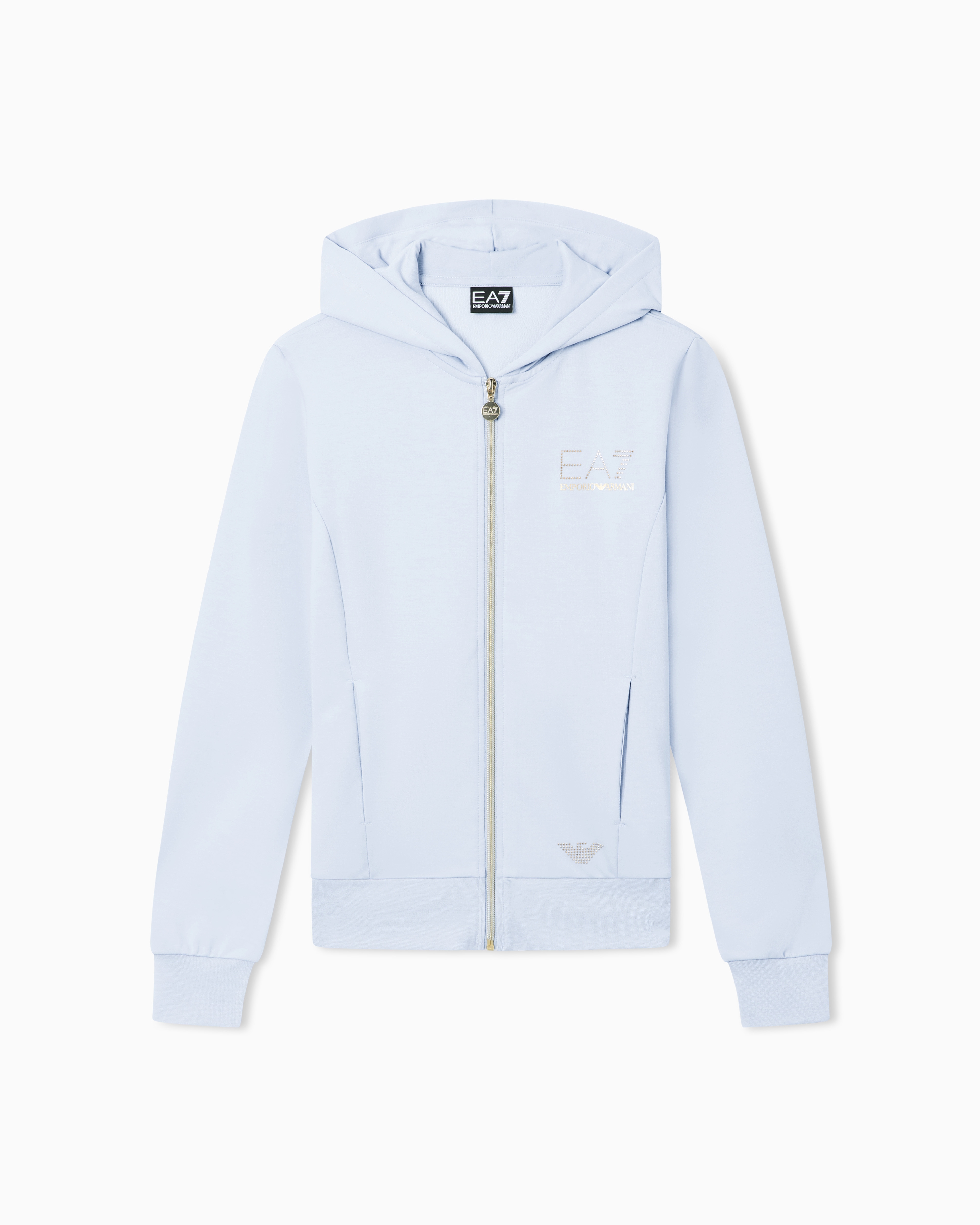 Evolution hooded sweatshirt in a stretch viscose-blend