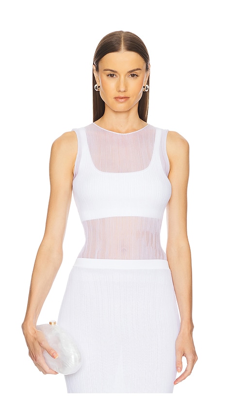 SIMKHAI Oakley Tank in White. - M also in