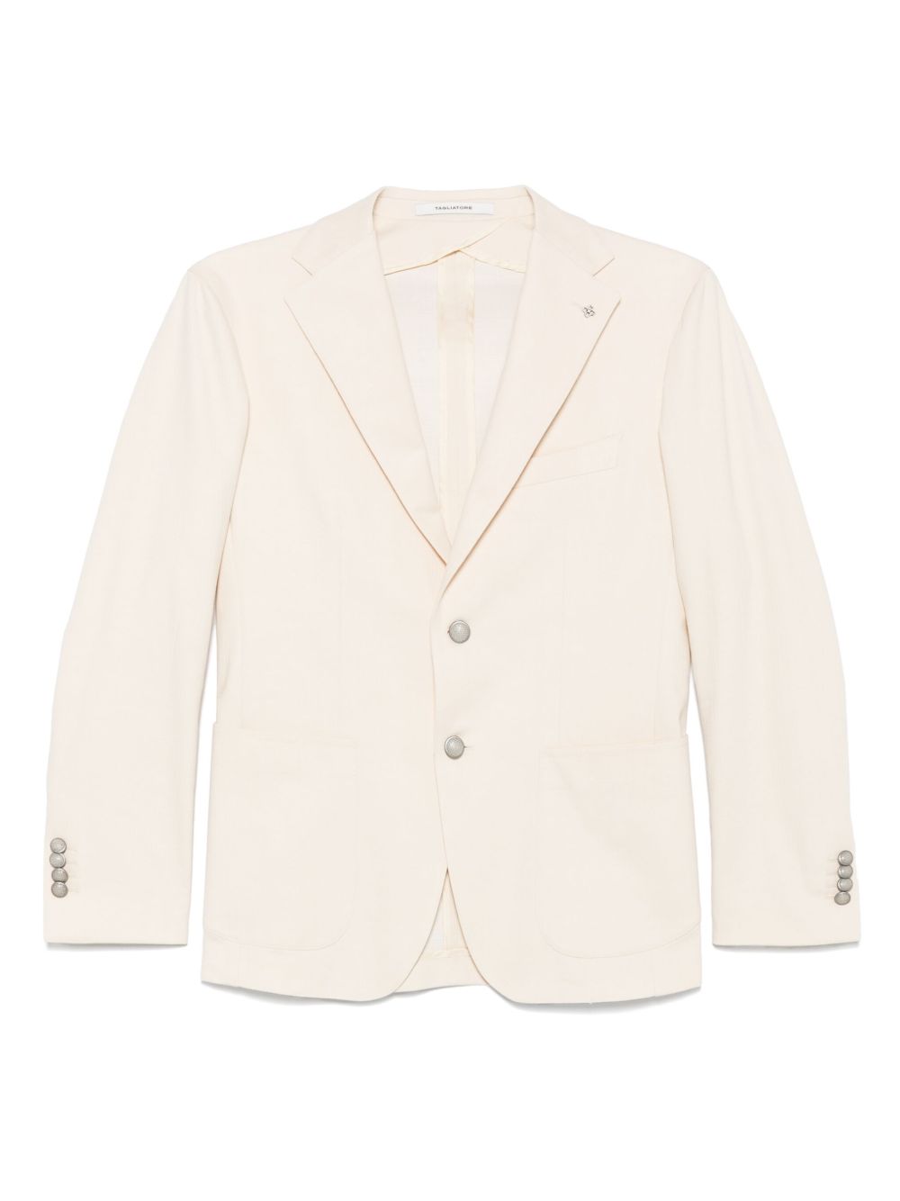 Single-breasted blazer - Neutrals