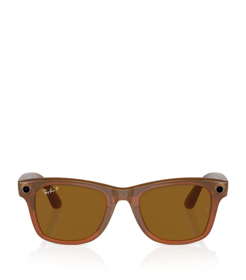 X Meta Large Smart Wayfarer Sunglasses