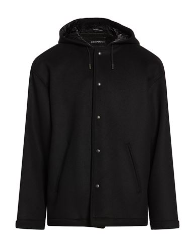 Man Jacket Black Size 38 Virgin Wool