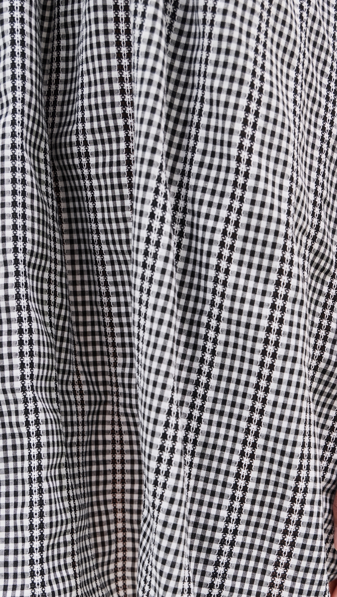 Babydoll Dress Black/White Gingham