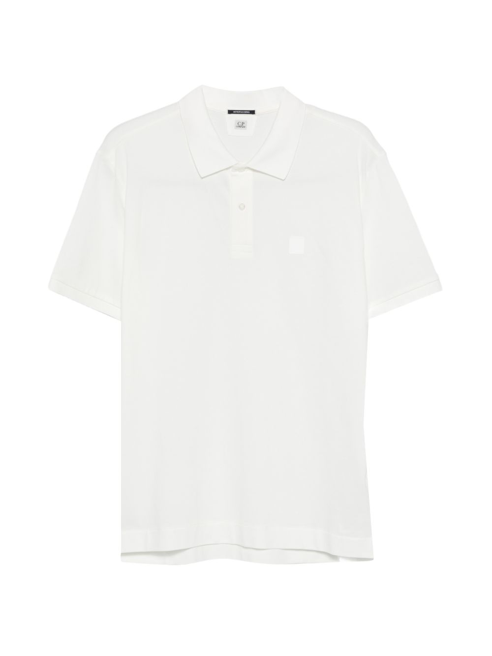 C. p. Company Short Sleeve Patch Detail Button Placket Point Collar Shirt