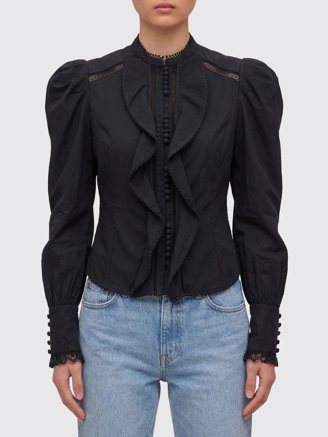 Top Woman color Black