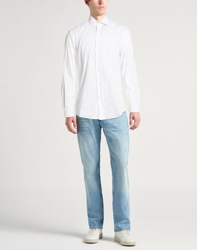 Man Shirt White Size 15 ¾ Cotton, Polyamide, Elastane